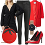 Comment porter des Pantalon en Cuir avec Escarpins et Talons Hauts image