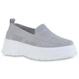 Graue Turnschuhe ohne Schnürsenkel image
