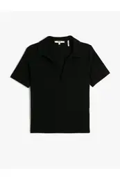 Polo Neck T-Shirt Short Sleeve
