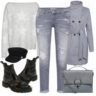 Vegan Outfit mit Schwarz Chelsea Boot/Vintage Stiefelette/Sommerstiefelette/Flache Stiefelette/Lederjacke/Leder Stiefelette/Biker Boot LEMON JELLY "LEMON JELLY"