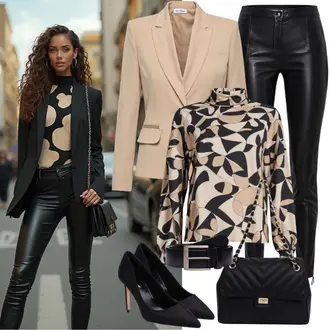 S remenom Outfit sa Crna Ženski Opasak bez Kopče/Opasak s Torbicom/Široki Pojas/Pojas Za Struk Calvin Klein "Slobodno vrijeme Outfit"