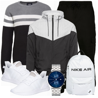 Outfit mit Weiß Sneaker Adidas Originals "Street Style Outfit"