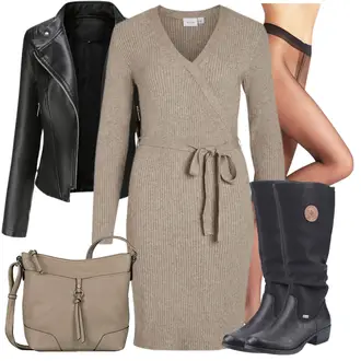 Beerdigung Outfits Sommer mit Schwarz/Dunkelgrün Motorradjacke/Jacke mit Seitlichem Reißverschluss/Bikerjacke/Kunstlederjacke YYNUDA, Braun Falke "Perfekt Für Den Herbst"