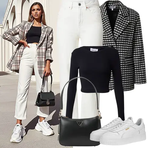 Comment poter Crème/Blanc/Kaki Pantalon Grande Taille/T-shirt/Jean Court/Jean Dad/Jean Évasé/Jean Taille Haute/Jeans avec Fente/Jean Coupe Ample/Mom Jean/Chemise Formelle/Jean Coupe Droite/Jeans vintage/Jean Large/Veste d'Hiver VERO MODA avec Crème/Blanc/Kaki Pantalon Grande Taille/T-shirt/Jean Court/Jean Dad/Jean Évasé/Jean Taille Haute/Jeans avec Fente/Jean Coupe Ample/Mom Jean/Chemise Formelle/Jean Coupe Droite/Jeans vintage/Jean Large/Veste d'Hiver VERO MODA