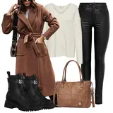 Lange Daunen Wintermäntel Outfits image