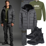 Winterjacken mit Stiefeln kombinieren image