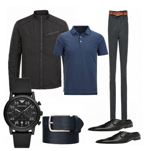 Blau Hemd Jack & Jones kombinieren