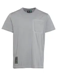 G-Star RAW T-Shirt grau / weiß