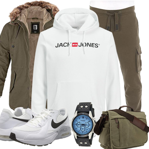 Jacke Winter Parka BW-ONLINE-SHOP kombinieren