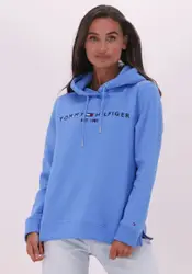 Tommy Hilfiger Regular Hilfiger Hoodie Truien & Vesten Dames - Sweater - Hoodie - Vest- Blauw - Maat XL