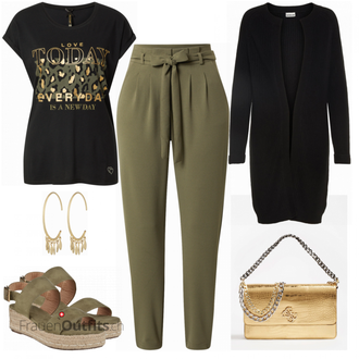 Sommer Outfits für mollige Frauen "Leo Alltagslook"
