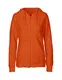 Green Cat Damen Kapuzenjacke, 100% Bio-Baumwolle. Fairtrade, Oeko-Tex und Ecolabel Zertifiziert, Textilfarbe: orange, Gr.: M