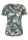 CECIL Damen T-Shirt in Crash Optik in Grün