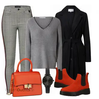 Outfit mit Braun Stiefel Paul Green "Modisches Freizeit Outfit"