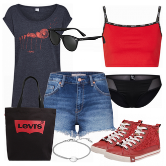 Outfit "Mustang sneaker"