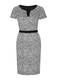 COMMA Kleid schwarz / wei