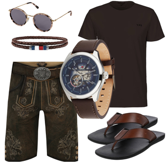 Knielang Outfit mit Schwarz Krüger Buam "Cool für die Freizeit"