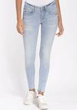 Hellblau Low Rise Jeans für Damen image