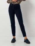 Dunkelblaue High Waist Jeans image