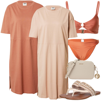 Outfit sa Narandžasta Donji dio bikinija/Mikro bikini/Bikini hlača/Bikinji hotpant/String bikini/Tanga bikini guido maria kretschmer women "Outfit za ljeto"