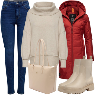 Chaleur tenues avec Rouge/Rouge foncé Manteau de Mi-saison/Manteau Gore-tex/Parka/Manteau d'Hiver/Manteau à Capuche/Manteau d'Extérieur/Manteau en Duvet/Manteau matelassé/Manteau Long en Duvet/Manteau avec Fermeture Éclair/Veste en Duvet/Doudoune D'été/Veste Outdoor/Parka Transition Veste/Veste d'Hiver/Parka d'Hiver/Doudoune/Veste longue/Parka grande taille Ragwear "Tenue d'automne"