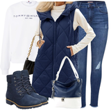 Goldene und Schwarze Oversized Sweatshirts Outfits image