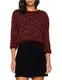 ONLY Damen onlOTTA L/S KNT Pullover, Mehrfarbig (Chocolate Truffle Detail:W. BAROUQE Rose/Cordovan/Tarmac/Blueprint/Cloud Dancer), 38 (Herstellergröße: M)