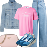 Adidas Originals Jeans Taille Haute Tenues pour Femmes image