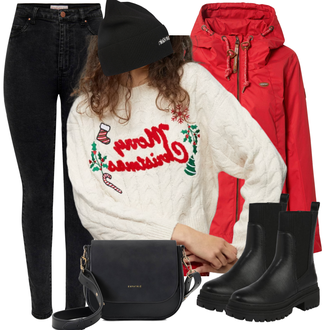Winter Outfits mit Pull&Bear "Outfit Mit Pullover Für Damen"