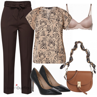Outfit mit Beige Bh Calida "Büro Outfit"