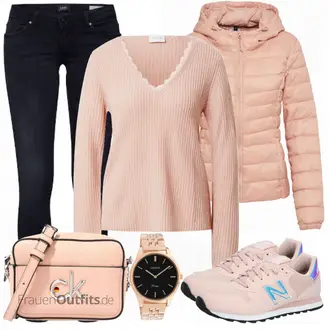 Outfit mit Mischfarben/Braun/Creme/Lila/Weiß Cord Legging/Baumwoll Leggings/Strick Legging/Gefütterte Leggings/Warme Leggings/Rundhals-Strickjacke/Strickjacke Gefüttert/Kaschmir-Strickjacke/Baumwoll Strickjacke/Stehkragen-Strickjacke/Wickelstrickjacke/Winter Strickjacke/Kurze Strickjacke/Wolle Strickjacke/Strick Poncho Only "Herbst Outfit in warmen Farben"