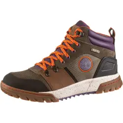 TIMBERLAND Boots ''''Boulder Trail'''' braun / schwarz / lila / orange