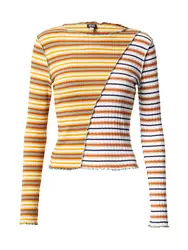 BDG Urban Outfitters Shirt dunkelblau / goldgelb / hummer / weiß