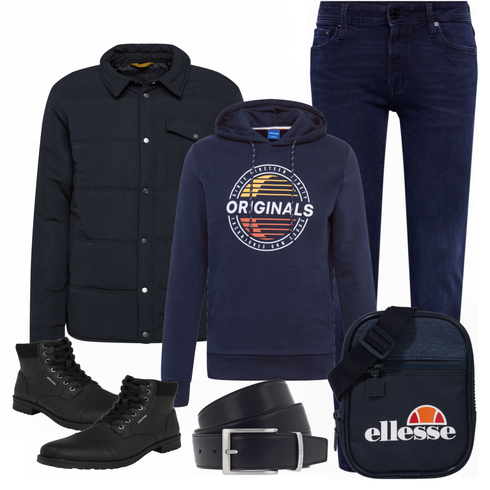 Stiefel Jack & Jones kombinieren