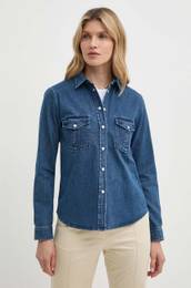Jeans srajca MAX&Co. enska, mornarsko modra barva, 2418111034200