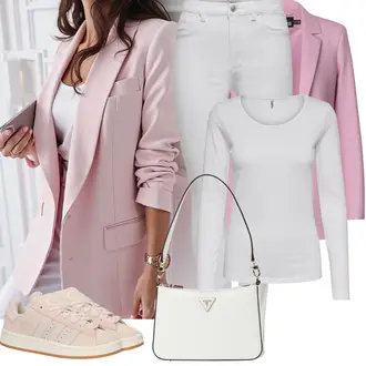 Winter Outfit mit Grau/Weiß/Creme Lederjacke/Ankle Boot/Biker Jeans/High Waist Jeans/Jeans mit Schlitz/Push up Jeans/Slim Fit Jeans/Cuir Chaussures/Thermojeans/男士皮夹克/Winterjacke Only "Frühling outfit"