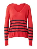 Blau rote gestreifte Pullover image