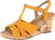 GABOR Sandaletten hellbraun / orange