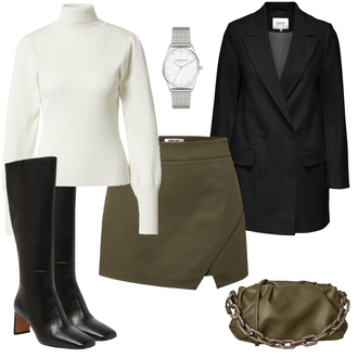 Kurz/Mini Outfit mit Short Große Größe About You "Femininer Freizeitlook"