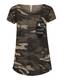 Key Largo Shirt im Camouflage-Look beige / khaki