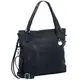 L.CREDI Schultertasche ''''Venezia'''' schwarz