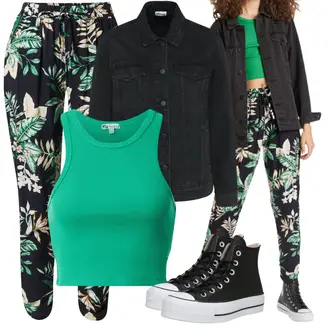 Hochzeit Outfit mit Schwarz Canvas-Sneaker/Skateschuh/Schmaler Sneaker/Sneaker Mit Seitlichem Reißverschluss/Winter Sneaker Converse "Freizeit Outfit"Look: Wasen, Hochzeit, Schule, Pop Konzert