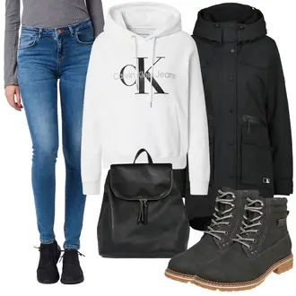 Outfity na zimu Kpop s Šedá/Bílá/Růžová/Tmavě šedá/Stříbrný/Khaki/Krémová Mikina/Vintage mikina/Svetr S Kapucí/Unisex Mikina S Kapucí/Partnerská Mikina/Originální mikina/Sportovní mikina Calvin Klein "Zimní outfity"Look: Unisex, Kpop, Streetwear