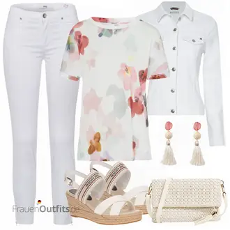 Outfit mit Schmuck HALLHUBER "Schöner Sommer Look"