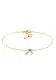 Elli Armband Feder Bead Kristalle 925 Silber