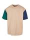Urban Classics T-Shirt beige / blau / grün