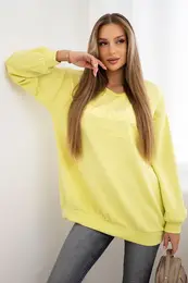 Kesi Woski Sweatshirt with embroidered inscription kiwi