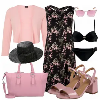 Outfit mit Bademode Lascana "Rosa"