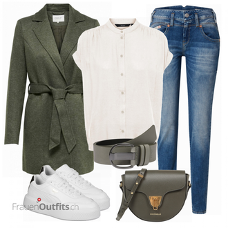 Outfit mit Bluse VERO MODA "Frühlingsoutfit für Damen"