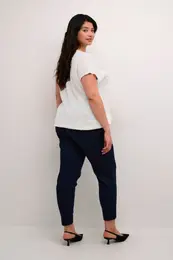 Halenka 'lokana' krémová / nebeská modř